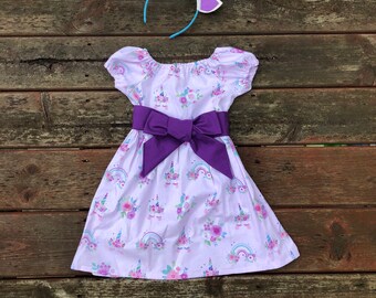 4t purple dress