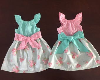 coordinating sister easter dresses
