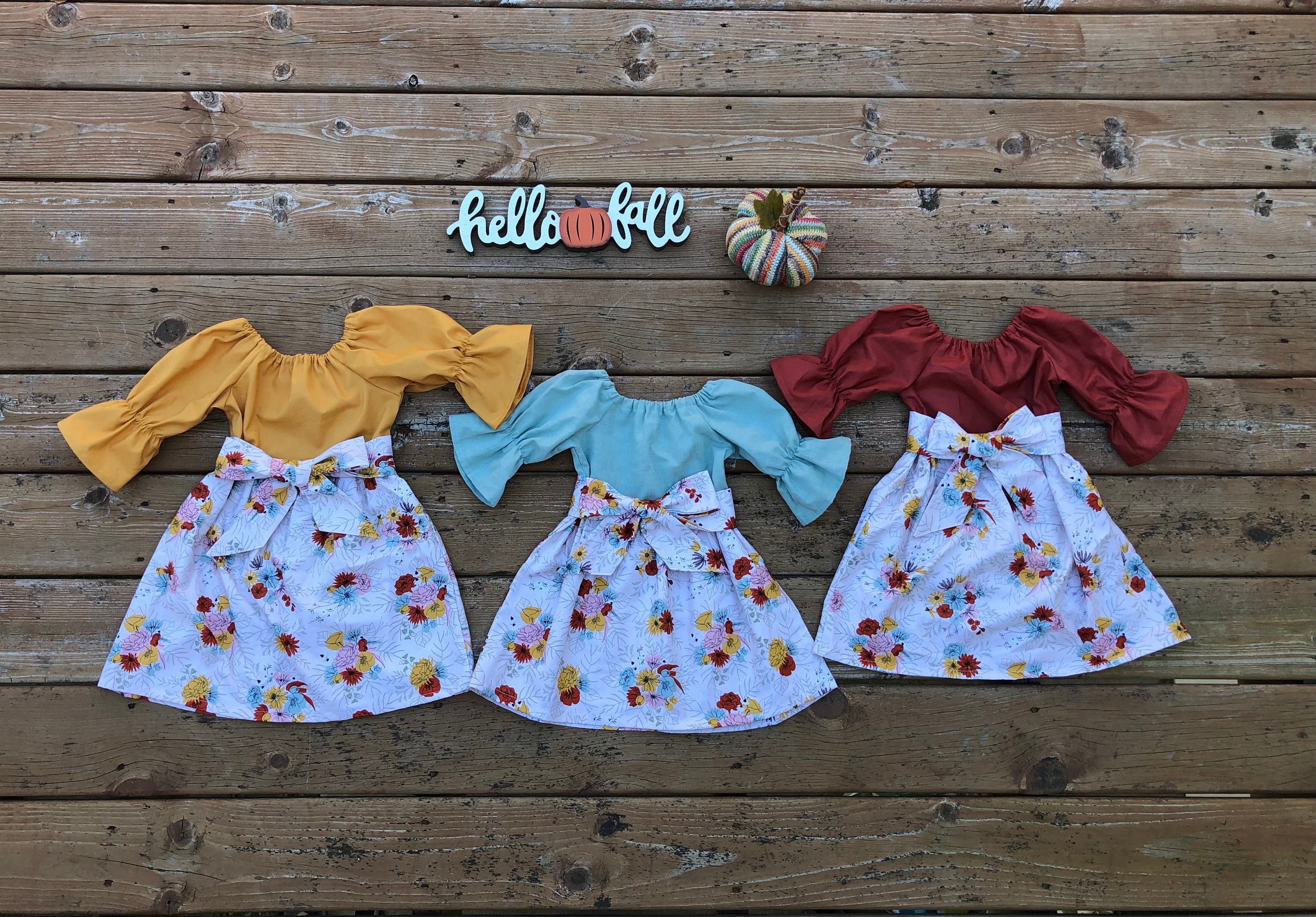 Toddler 5t Fall Floral Dress - Etsy