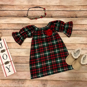 christmas dress size 24 months Baby Girls 2 Piece Christmas Dress by Nannette size 24 months