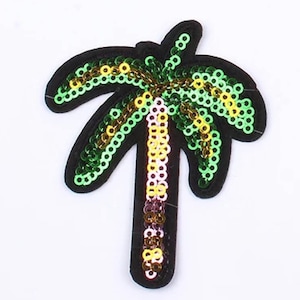 Palm Tree Iron on patch VSCO for clothing backpacks Tropical