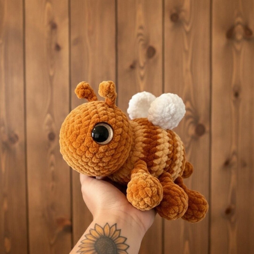 Bumblebee Crochet Pattern | Amigurumi Bee Plush | Cute Handmade Gift ...