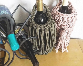 Willa Wine Tote PATTERN ONLY, Wine bottle tote, wine bag, wine gift, crochet pattern, crochet design, diy, pattern, tote pattern