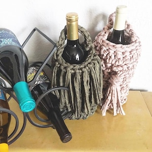 Willa Wine Tote PATTERN ONLY, Wine bottle tote, wine bag, wine gift, crochet pattern, crochet design, diy, pattern, tote pattern