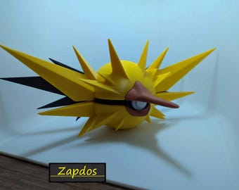 Zapdos Pokéball | 3D Printed Display Model | Legendary Collectible