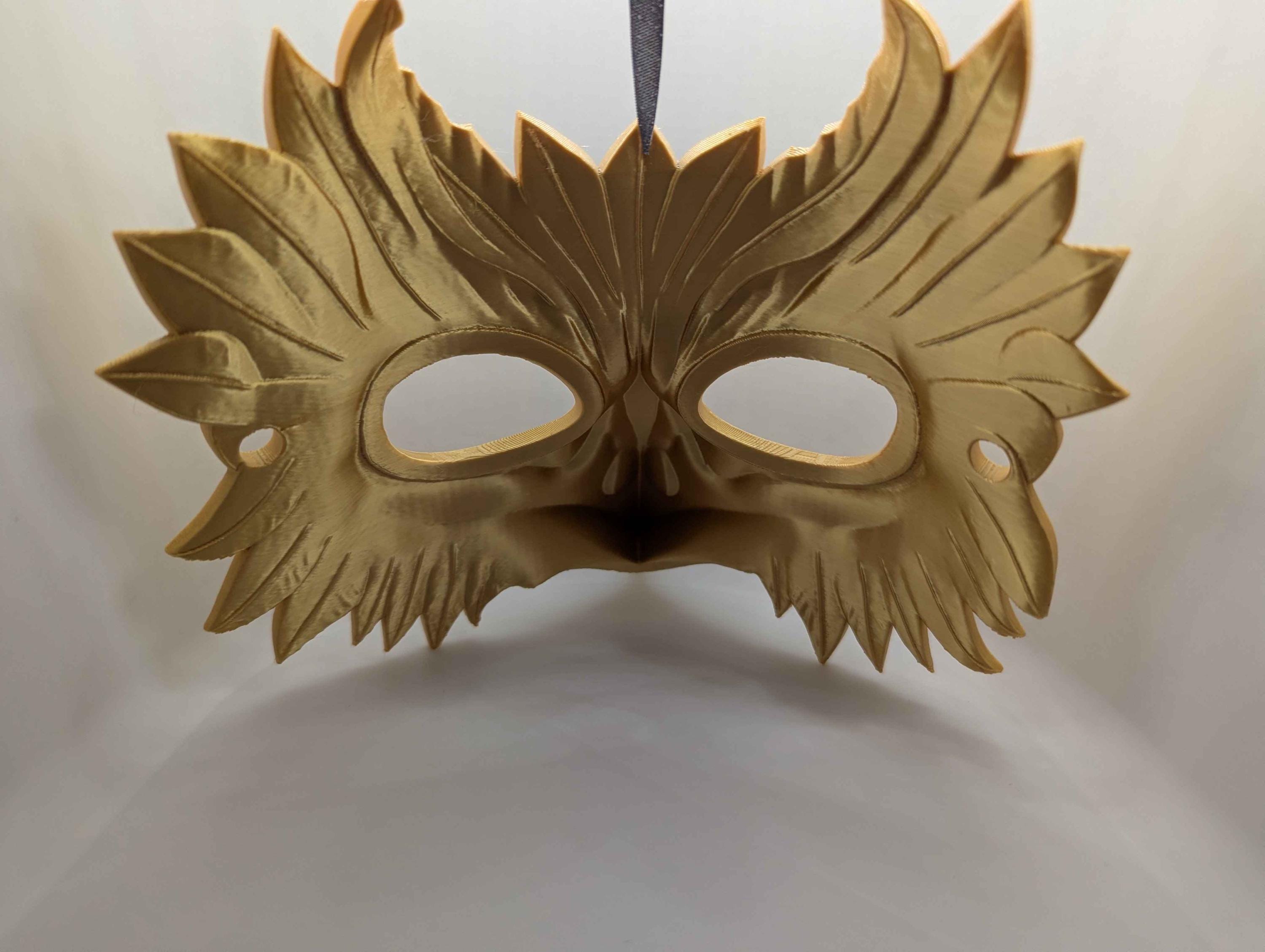 Mythic Crow Mask | Gold Bird Mask for Cosplay, Masquerade, or Costume ...