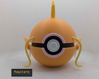 Magikarp Pokéball | 3D Printed Water-Type Fan Art Collectible