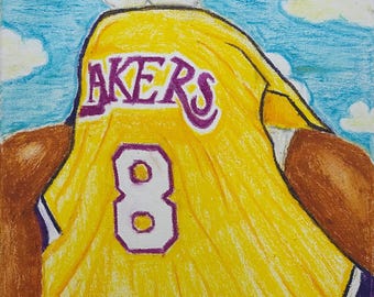 Mamba Energy- Kobe Tribute Digital Wall Art Print (11 x 14 in) (22 x 28 in)