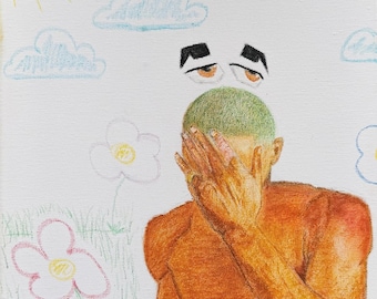 NOSTALGIE – digitale download kunst aan de muur | Surrealistische emotionele kunstafdruk (11 x 14" en 22 x 28" jpeg)