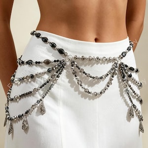 Gothic Waist Beads - Etsy display picture 3