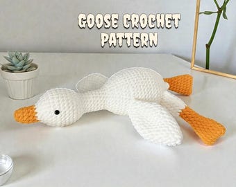 Little Goose-haakpatroon, niet-gestikte amigurumi (pdf-patroon)