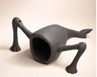 Devorador de Mares, juguete articulado impreso en 3D, figura flexible de monstruo marino, criatura oceánica espeluznante, monstruo de fantasía.