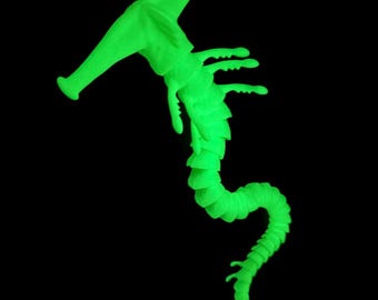 Glow In The Dark Leviathan Articulated -3D Printed Action Figure-Deep Sea Creature-Fantasy Monster
