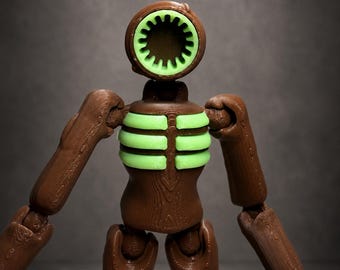 Figura de acción de Doors Roblox que brilla en la oscuridad - Juguete de terror articulado impreso en 3D