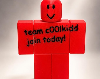 c00lkidd Figure 3D Printed, Roblox Inspired Character, Forsaken, Gaming Collectle Display Figure