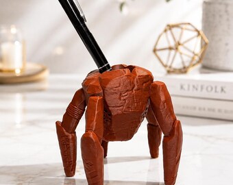 Organizador de escritorio con portalápices de alienígenas - Rocky Projeck, inspirado en la ciencia ficción y el Ave María, decoración y almacenamiento para estanterías.