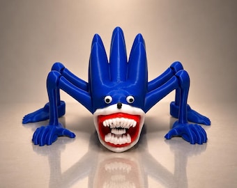 Shin Super Sonic 3D Printed Atriculated Horror Figure
