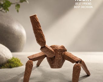 Rocky Project Hail Mary Figure, 3D Printed Rocky Collectible, Sci-Fi Desk Decor, Articulated Alien