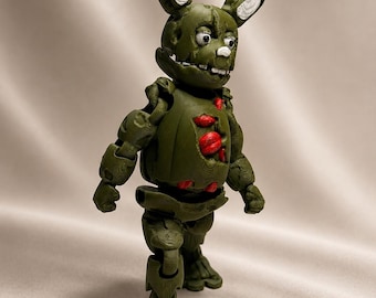 Five Nights at Freddy’s - Horror Bunny, Springtrap Bonnie, Figura de acción, FNAF, Monstruo articulado