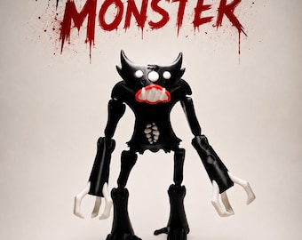 Horror Monster Articulated 3D Printed Toy Inspired by Killi Willi
