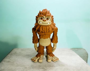 Juguete articulado Pie Grande: Sasquatch impreso en 3D, juguete antiestrés para escritorio, regalo para niños, decoración de escritorio