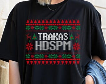 Suéter navideño feo Trakas HSDPM PNG, fondo transparente, archivo digital