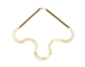 SALE | Dusk Hammered Brass Necklace