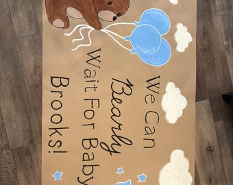 We Can “Bearly” Wait Baby Banner