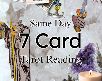 Lectura de Tarot de 7 Cartas el Mismo Día, Verdad Brutalmente Honesta
