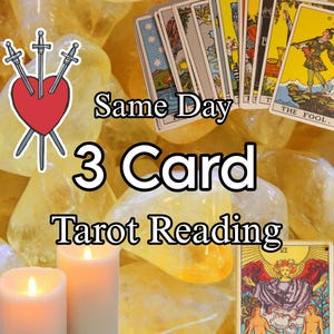 Same Day 3 Card Tarot Reading, Brutally Honest Truth