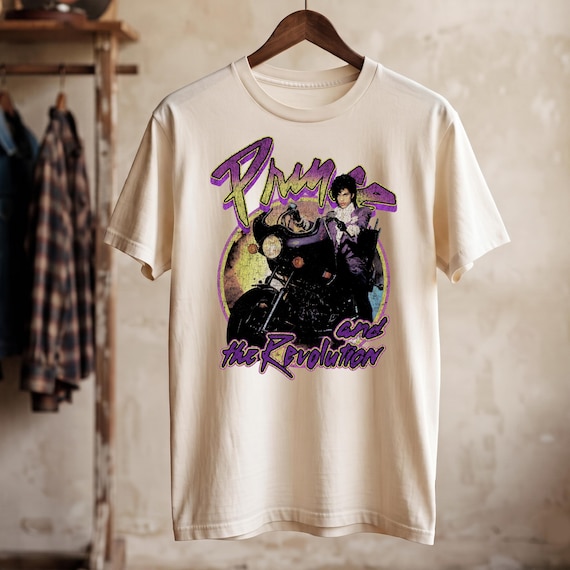 Comfort Colors Prince Shirt, Purple Rain Motorcycle Tee, Vintage 80s Music Shirt, Retro Rock Graphic Tee, Music Lover Gift