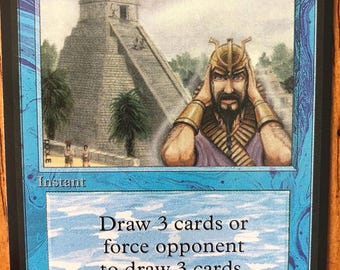 Mtg - Ancestral Recall - Beta - Reserved - Restricted - Vintage - Legacy - Commander - Edh - Power 9 - WATCH ITEM VIDEO! O_O