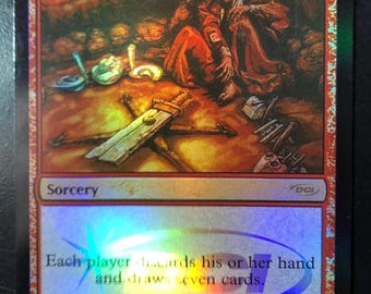 Mtg - Wheel of Fortune - DCI Judge Foil - Reserved - Restricted - Commander - EDH - Legacy - Vintage- Video!!! (0w0)