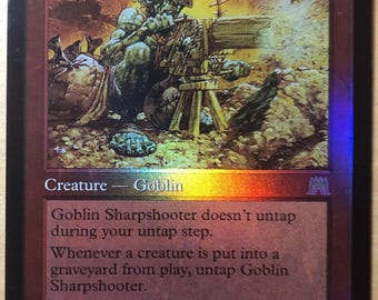 Mtg - Goblin Sharpshooter - Onslaught - Foil - Card #207 - Commander - Oathbreaker - Timeless - Video!!! (0w0)