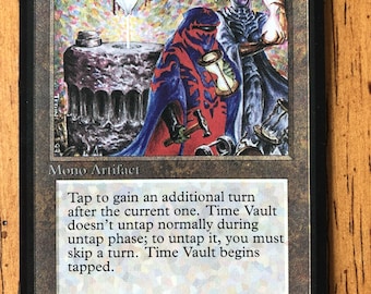 Mtg -Time Vault - Beta - Reserved - Restricted - Vintage - Legacy - WATCH ITEM VIDEO! O_O