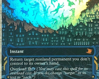 Mtg - Cyclonic Rift - FoiL - SOA - Card #0014 - Commander - Legacy - Edh - Video Included 0_0