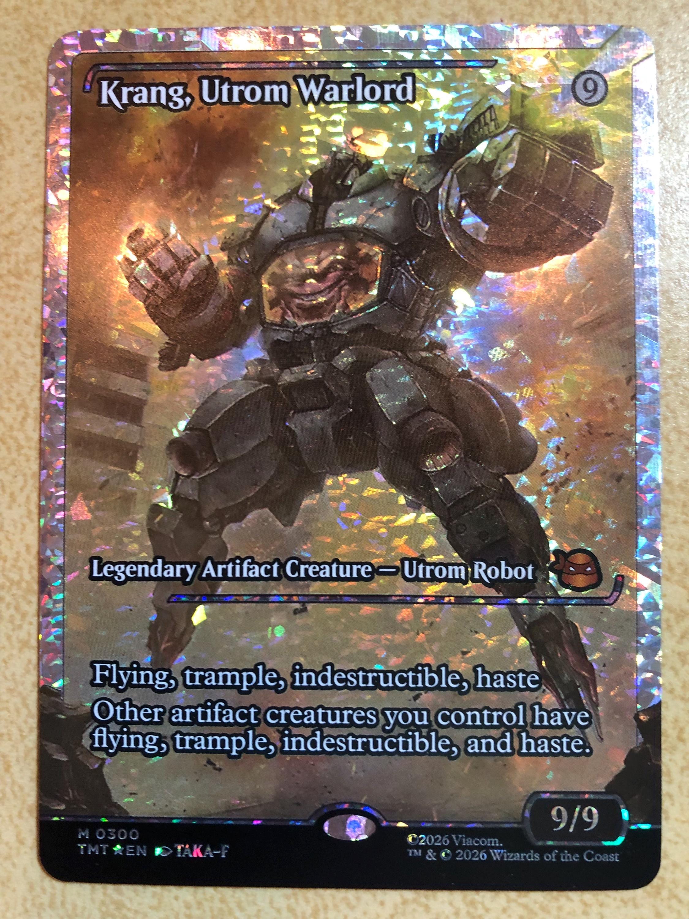 Mtg - - Krang, Ultrom Warlord - Commander - Edh - Arena - catgut bin Legacy - ¡¡¡MIRA EL VIDEO DEL OBJETO!!! O_O iłoo
