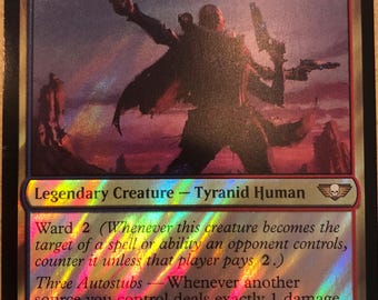 Mtg - Ghyrson Starn, Kelemorph - Secret Lair Drop - SuRgE Foil - Boarderless - Commander - Legacy - WATCH ITEM VIDEO!