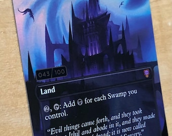 Mtg - Midas Morgul / Cabal Coffers - LTC - Double Foil - Serialized - Card #390 - Legacy - Commander -  - Video!!! (@_@)