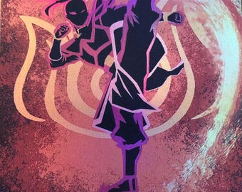 Mtg - Fire Lord Zuko - Avatar - Neon Ink - Foil - Commander - Edh - Legacy - WATCH ITEM VIDEO!!! O_O