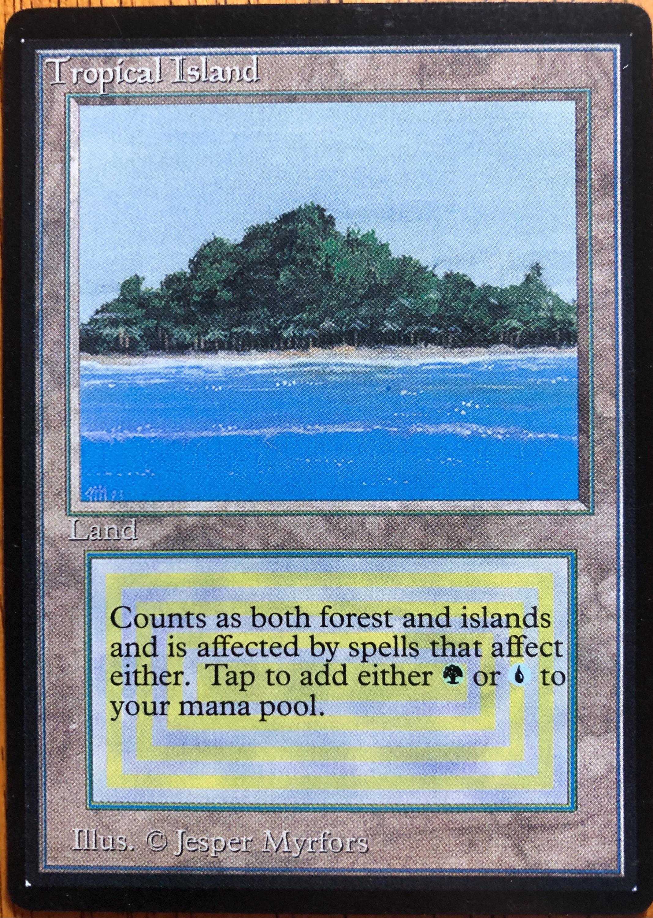 Tropical Island Mtg - Etsy
