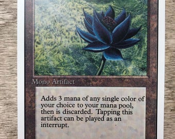 Mtg - Black Lotus - UNLIMITED - Reserved - Restricted - Commander - Oathbreaker - Timeless - Video!!! (0w0)