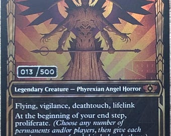 Mtg - Atraxa, Praetors' Voice - Foil - Serialized - MUL - Legendary Creature - Commander - Legacy -Video!!! (0w0)