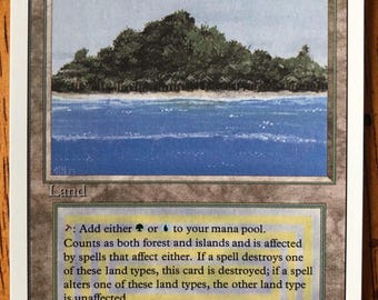 MTG - Magic the Gathering - Revised - Badlands Dual Land