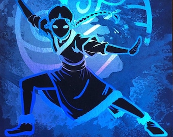 Mtg - Katara, the Fearless - Avatar - Neon Ink - Foil - Commander - Edh - Legacy - WATCH ITEM VIDEO!!! O_O