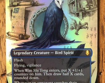 Wan Shi Tong, Librarian - The Last Airbender - Boarder~less - Foil -WATCH ITEM VIDEO! O_O