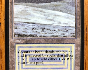 Mtg - Tundra - Beta - Reserved - Card #285 -  Legacy - Vintage - Commander - Video Included (~_0)