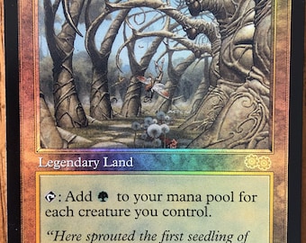 Mtg - Gaea's Cradle - Foil - English - Judge Foil - Urza's Saga - WATCH ITEM VIDEO!!! O_O