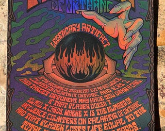 Mtg - Palantir of Orthanc - Double Rainbow Foil - Poster Edition -  lCommander - Edh -Arena - Legacy - WATCH ITEM VIDEO!!! O_O