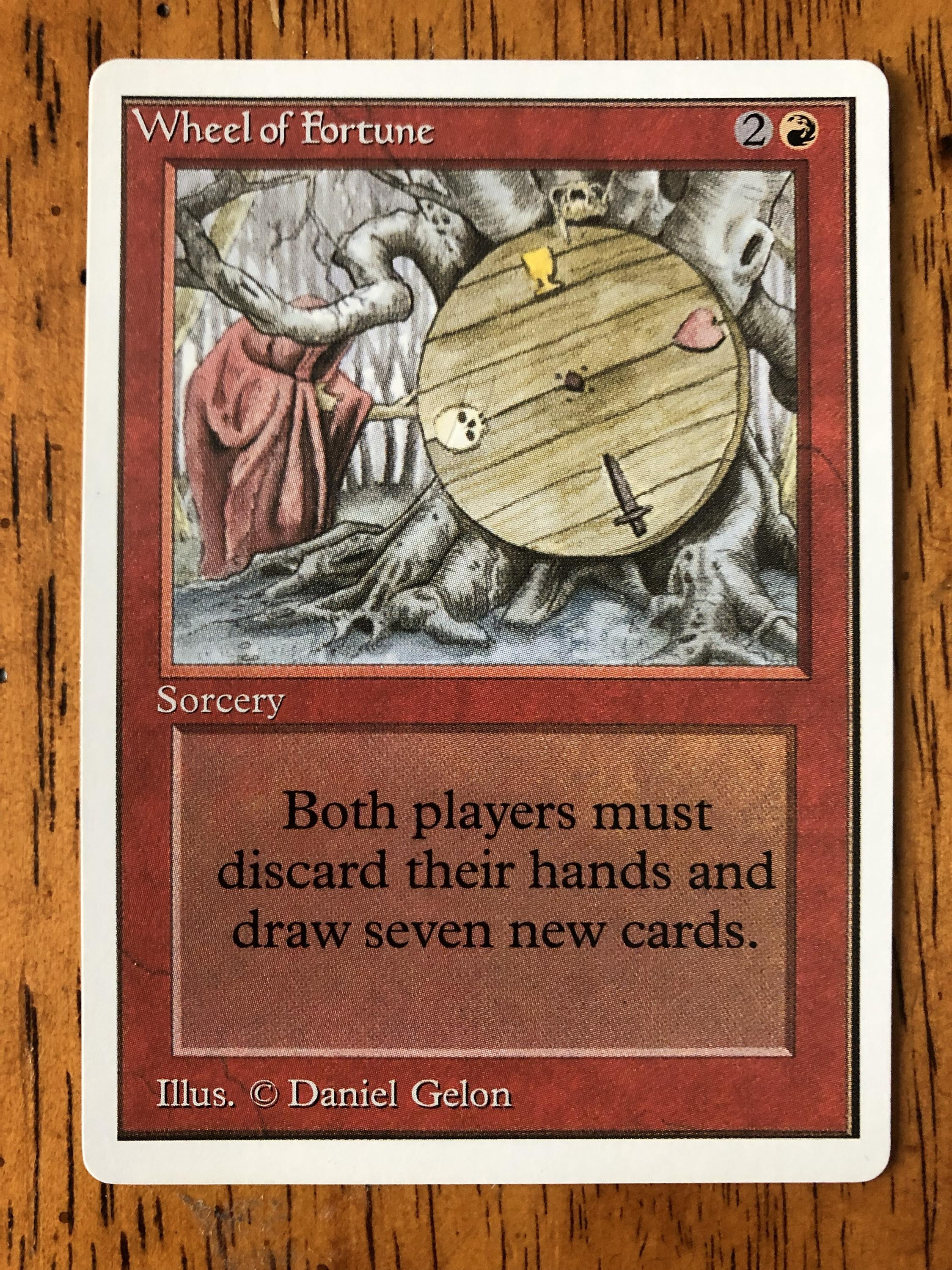 Mtg - Wheel of Fortune - Unlimited - Restricted - Legacy - Vintage